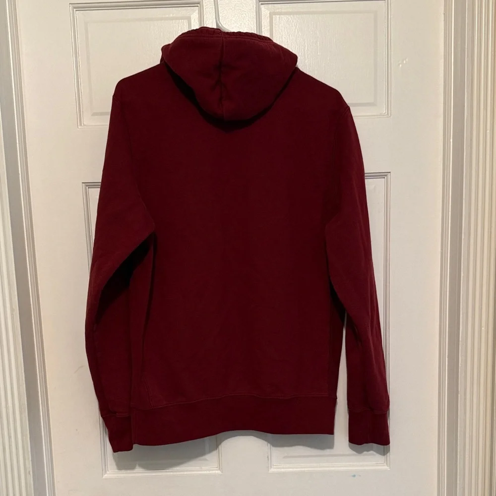 The North Face Burgundy Hoodie – Size M